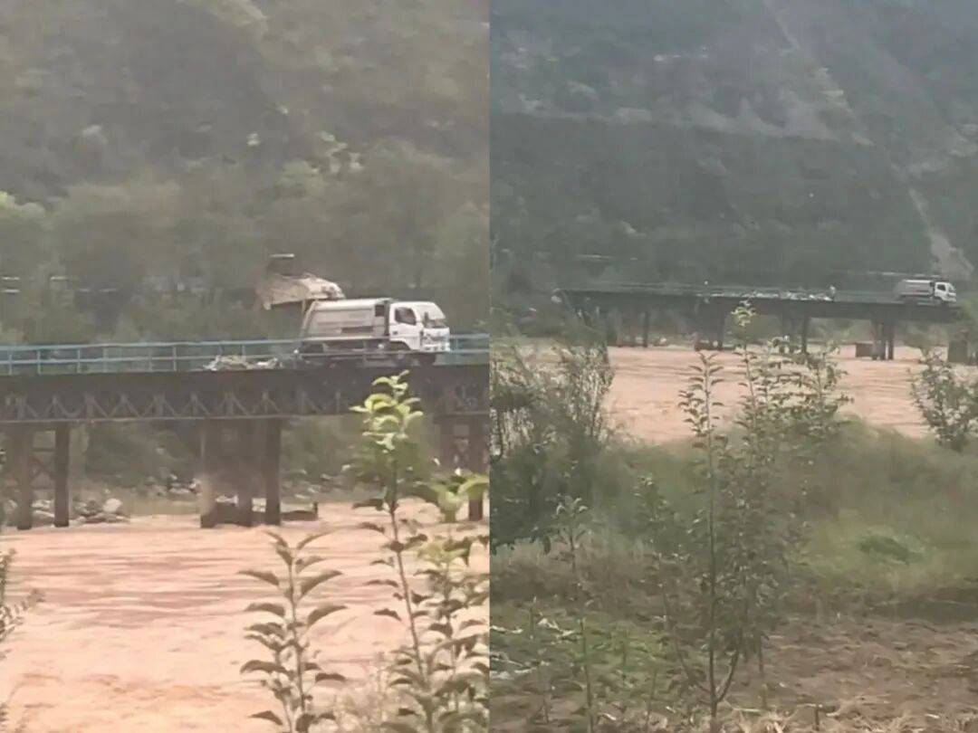 甘肅天水垃圾車往渭河傾倒垃圾，村民稱河里漲水，大橋無(wú)監(jiān)控，鎮(zhèn)政府：正在調(diào)查處理:金屬制品廠
